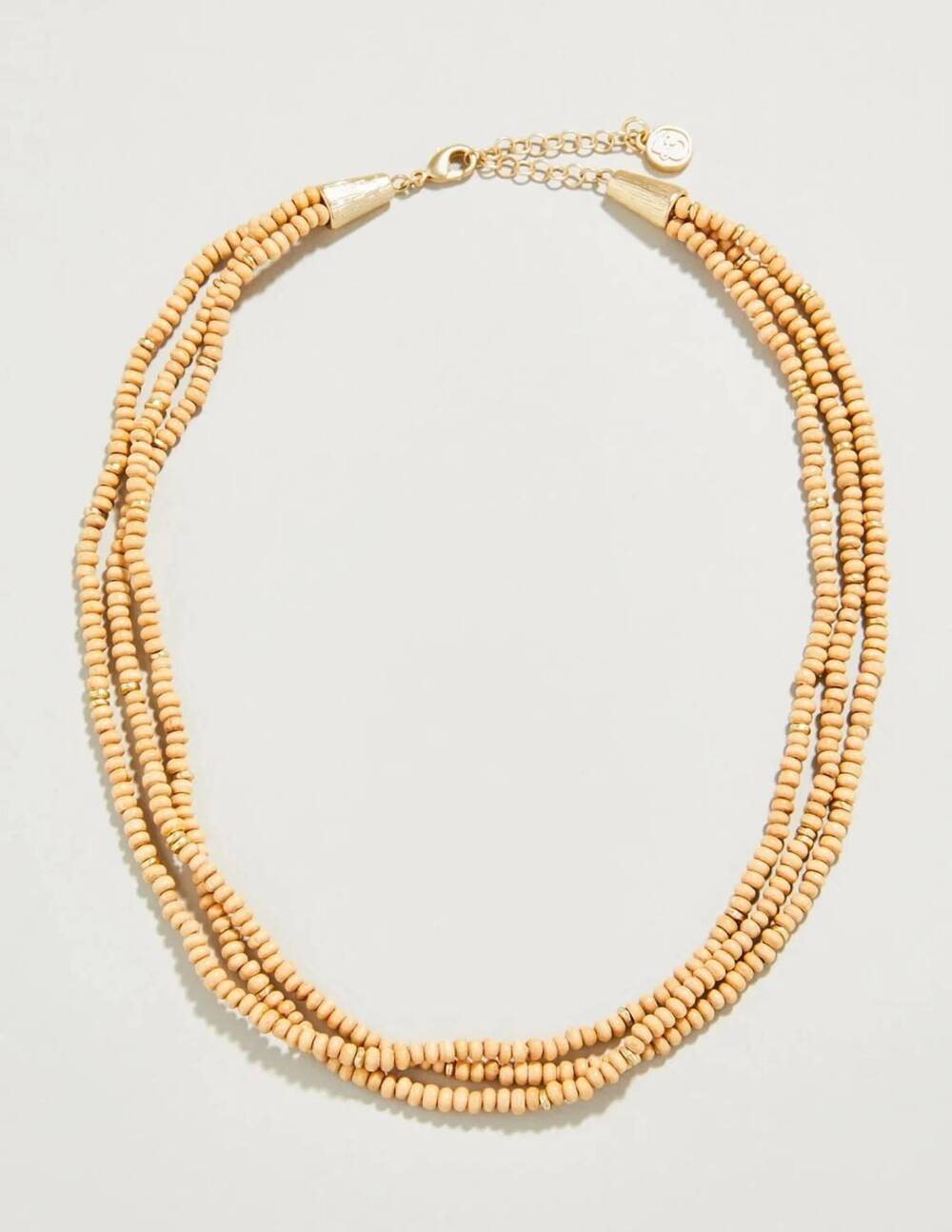 NEW SPARTINA 449 women's mia beaded necklace in natural